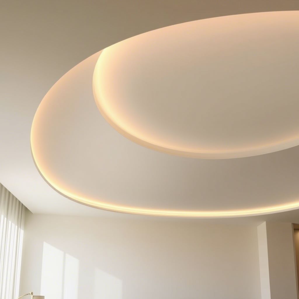 cove ceiling & lighting